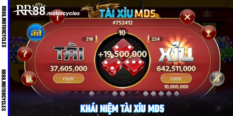 Khái niệm tài xỉu MD5